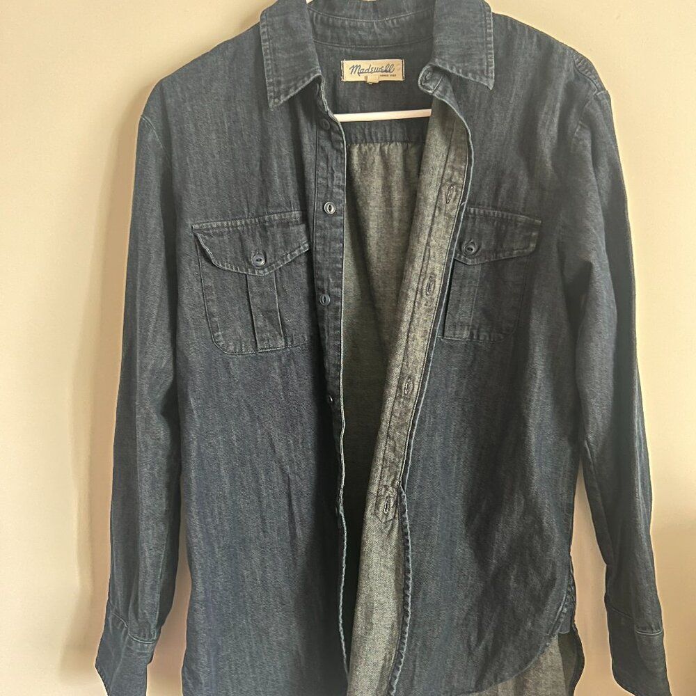 Madewell small denim‎ button down